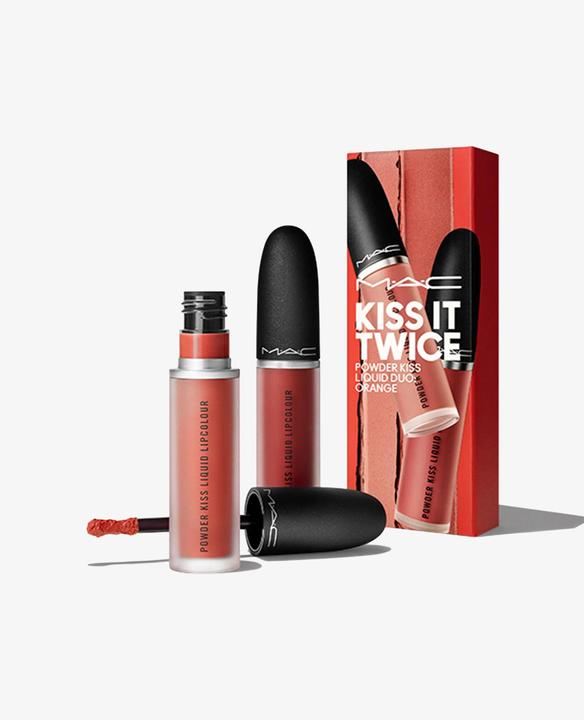 Immagine prodotto MAC Cosmetics Kiss It Twice Powder Kiss Liquid Duo Arancione (Arancia)