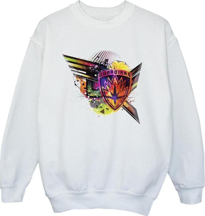 Produktbild Guardians Of The Galaxy Abstract Shield Chest Sweatshirt Jungen (140, 146)