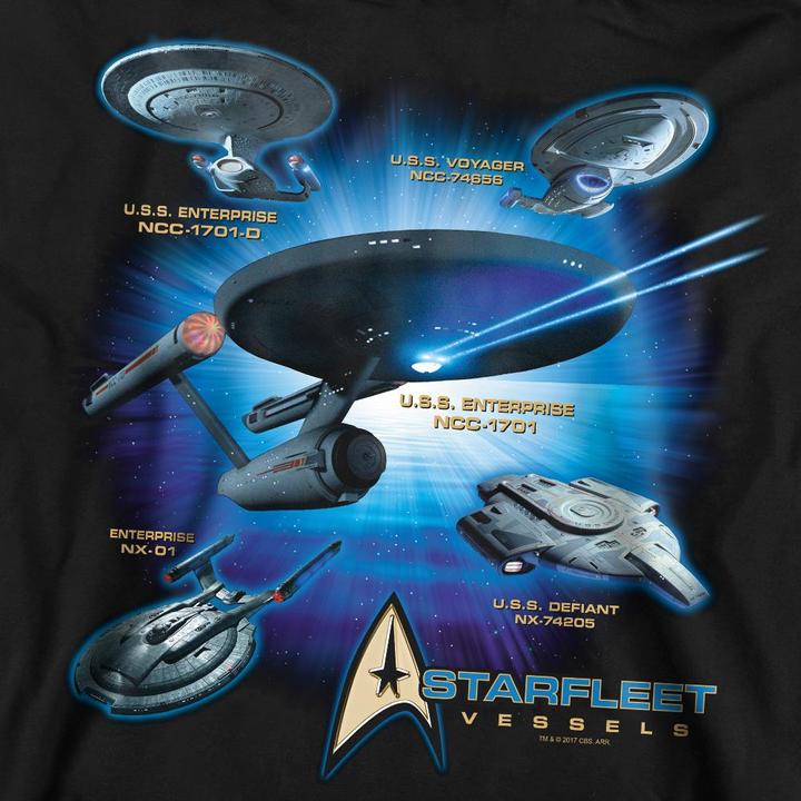 Immagine prodotto Starfleet Vessels Felpa Adulto Unisex (XL)