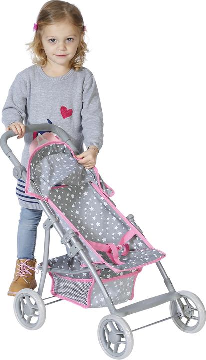 Image du produit Knorrtoys Puppenbuggy Liba - Star grey