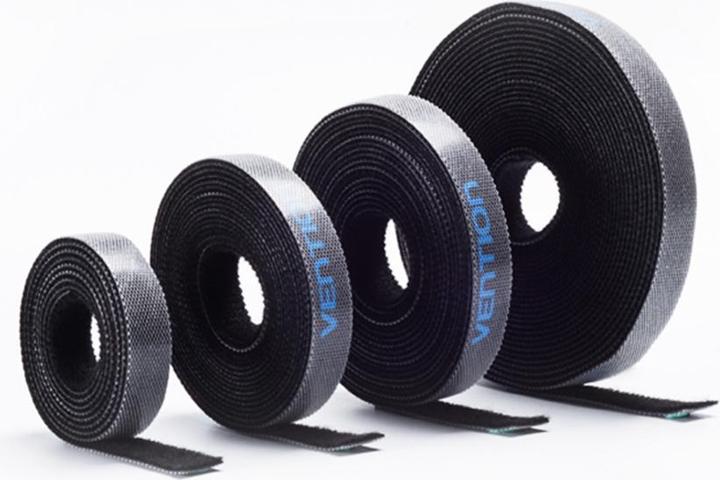 Produktbild Vention Cable Organizer Strap KAABI 3m Black (3000 mm, 1 Stk.)
