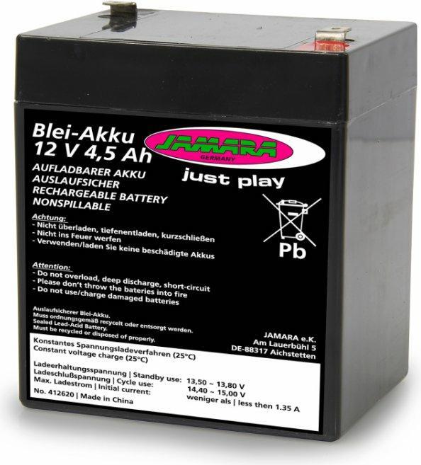 Jamara Battery Ride-on 12V 4,5Ah Lead Mercedes-Benz AMG GT R/ Jaguar (12 V)