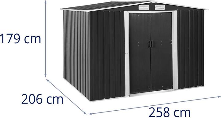 Actual product image Uniprodo Garden shed Garden shed