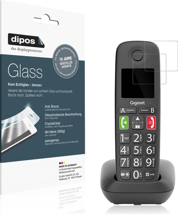 Produktbild Dipos Anti-Shock Displayschutz 9H (1 Stück, Gigaset GS290)