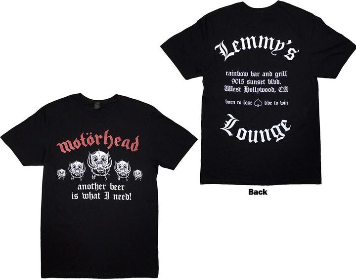 Produktbild Motorhead Lemmy's Lounge Back Print (M)