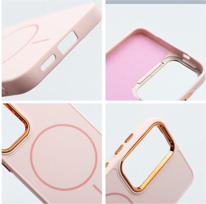Produktbild 4Kom Back panel cover OEM FRAME MAG COVER Case compatible with MagSafe for SAMSUNG A36 powder pink (Oppo A36)