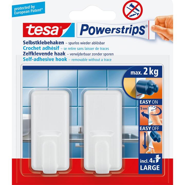 Image du produit tesa Powerstrips Hook large Classic