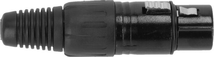 Produktbild Adam Hall 3 STAR CX F3 BLK - XLR Stecker 3-Pol female