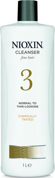 Actual product image Nioxin Cleanser for System 3 (1000 ml, Liquid shampoo)