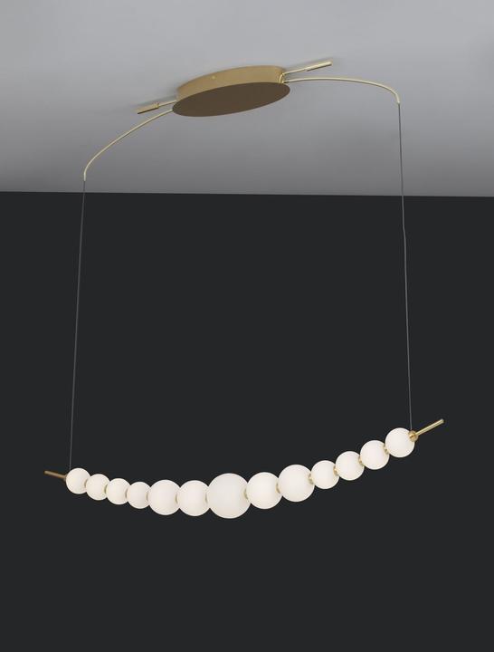 Image du produit Nova Luce PERLA LED Suspension or 28W blanc chaud 109x13,5x120cm dimmable 9695205
