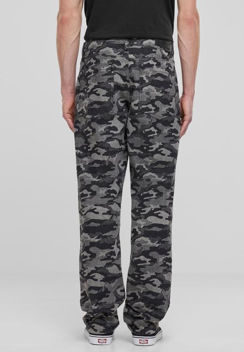 Actual product image Urban Classics Laser Camo Printed Jeans - 166813 (36)