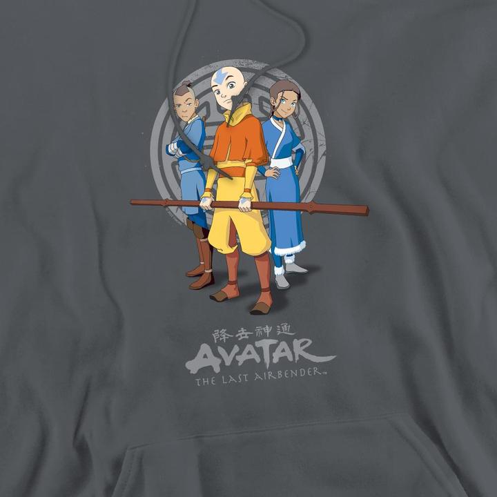 Immagine prodotto Avatar: The Last Airbender Team Avatar Felpa con Cappuccio Uomo (XXL)