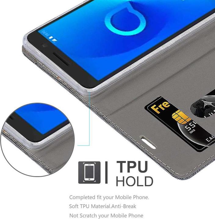 Actual product image Cadorabo Book Jeans Optics Cover (Samsung Galaxy J3 (2018))