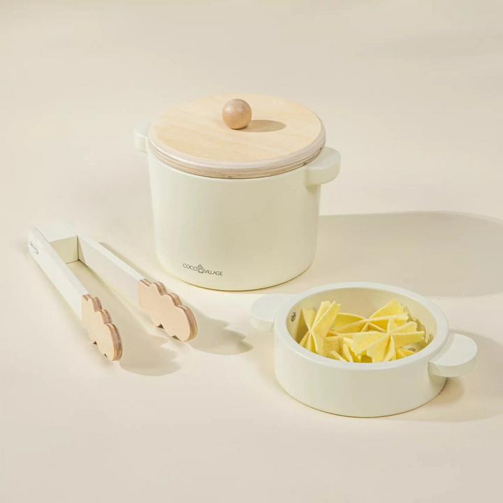 Actual product image Coco Village Wooden Pasta Playset