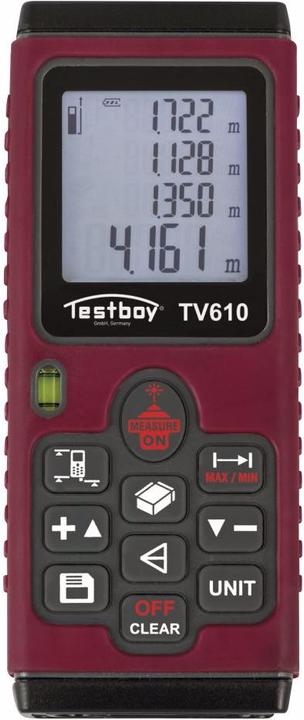 Actual product image Testboy TV 610 laser range finder (60 m)
