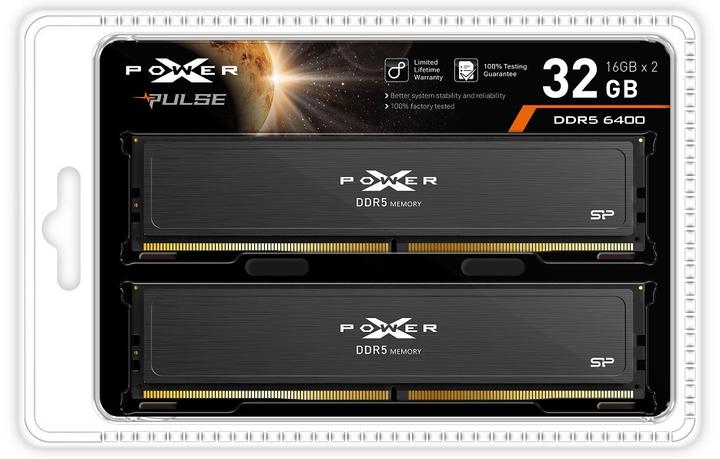 Image du produit Silicon Power SP032GXLWU60AFSJ (2 x 16GB, 6400 MHz, RAM DDR5, U-DIMM)