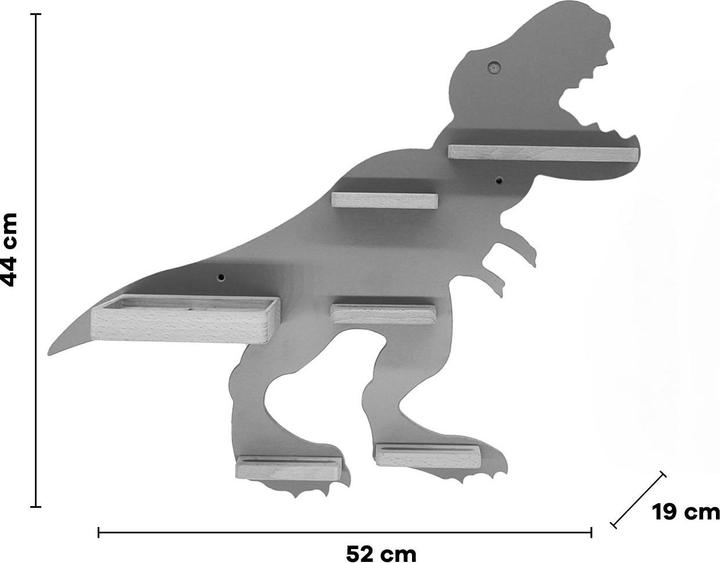 Actual product image VCM Dinosaur shelf for children's Toniebox Tonies