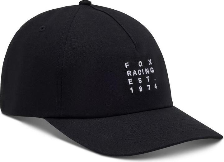 Fox HAT 24 EST.1974 ADJUSTABLE BLK (One Size)