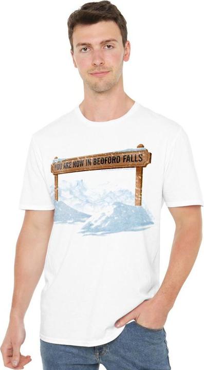 Immagine prodotto It's a Wonderful Life Bedford Falls Maglietta Uomo (4XL)