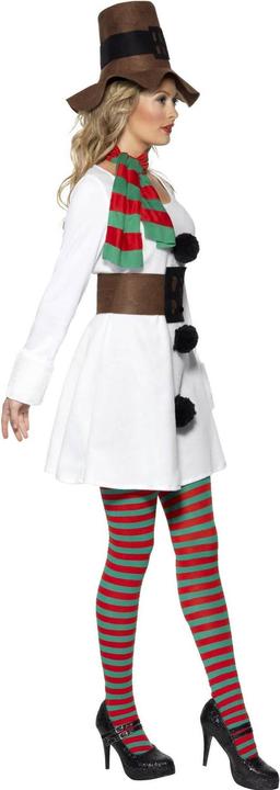 Actual product image Smiffys Womens/Ladies Miss Snowman Costume Set (M)
