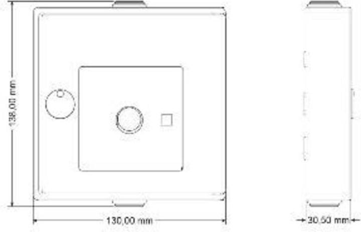 Actual product image Hekatron Radio pushbutton f. Genius radio system 31-500001
