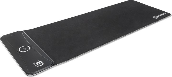 Produktbild Manhattan XXL RGB LED Gaming-Mauspad mit kabellosem Induktionsladegerät 10 W (XXL)