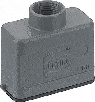 Image du produit Harting Han 16A Hood Top Entry LC 2 Pegs PG 16