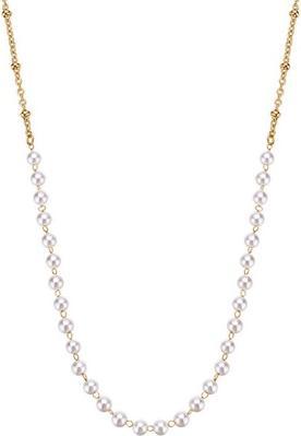 Produktbild Brosway - Gold plated necklace with synthetic pearls Essential BNL038