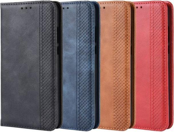 Produktbild MU Style Vintage Style Leder Bookcover Hülle (Honor 20 Lite)
