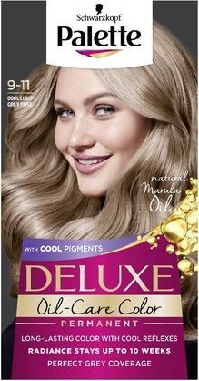 Palette Deluxe Oil-Care Color Permanent Coloring Hair Dye With Micro-Oils 9-11 Cool Lightweight (9-11 Cool Lightweight)
