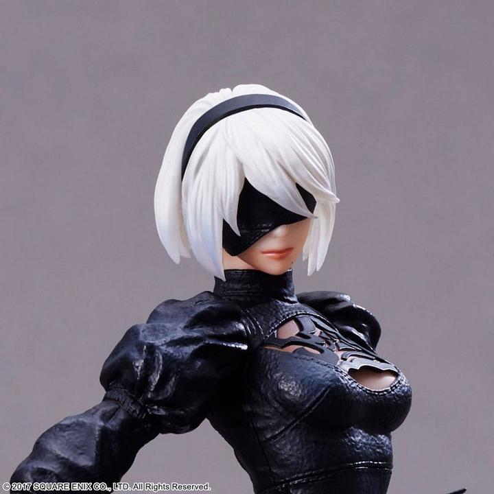 Actual product image Square Enix NieR:Automata statuette PVC FORM-ISM YoRHa Android 2B (YoRHa No.2 Type B) 18 cm