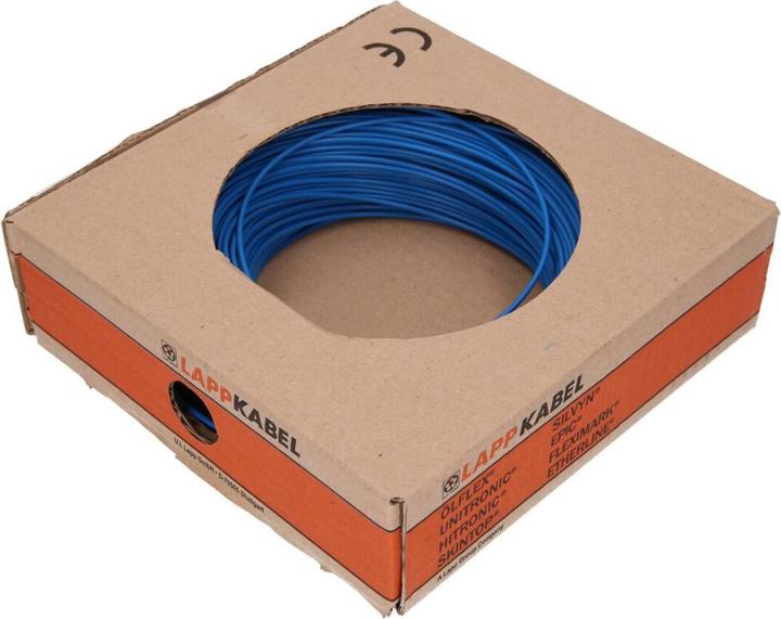 Actual product image Lapp Strand H05V-K 1 x 0.75 mm² Blue (100 m)