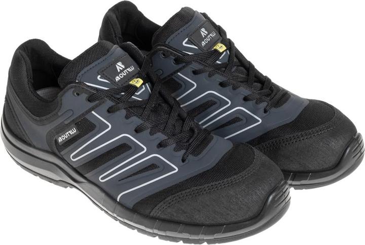 Produktbild Aboutblu Sicherheitsschuhe About Blu Indianapolis Low, ESD, S3/SRC, Gr. 45, schwarz (S3, 45)