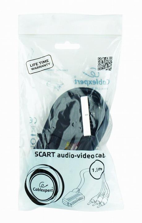 Actual product image Gembird SCART/3 x RCA SCART (21-pin) (1.80 m, Scart)