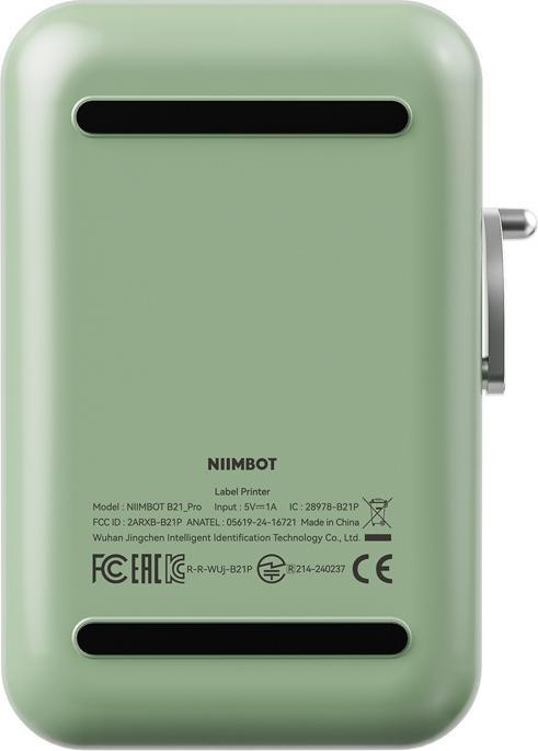 Actual product image Niimbot B21 Pro Portable Label Printer (green)