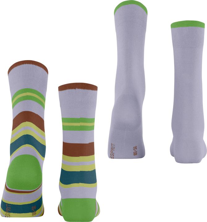 Produktbild Esprit Retro Stripe 2-Pack Damen (2er Pack, 35 - 38)