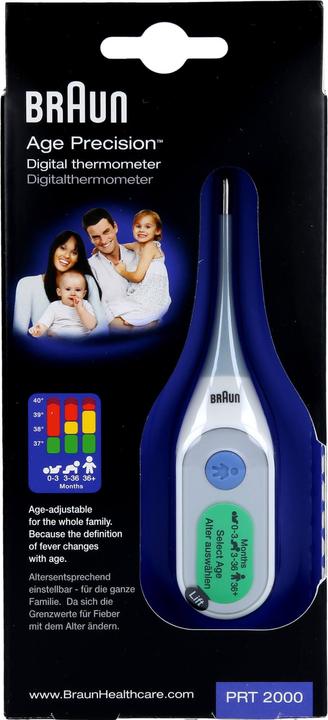 Actual product image Braun Prt 2000 (Armpit, Mouth, Rectal)