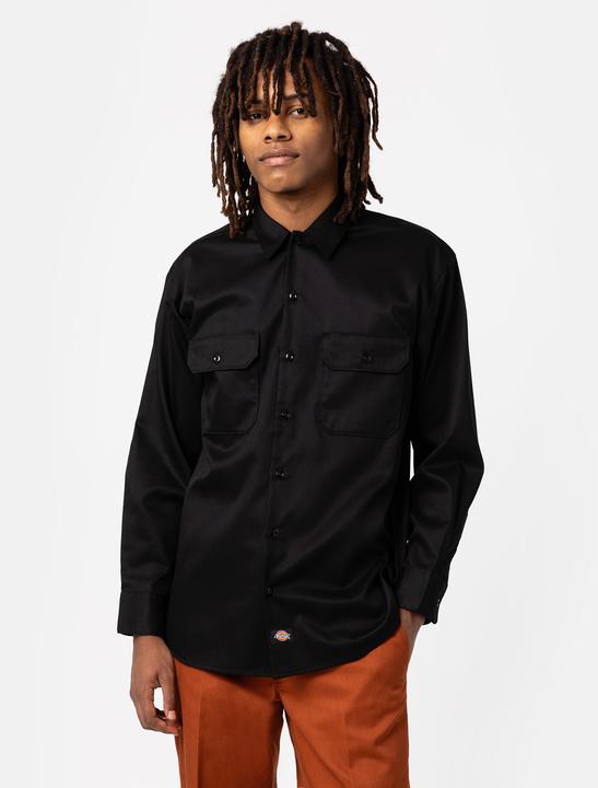 Immagine prodotto Dickies Camicia Da Lavoro Ls Rec Nera (S)