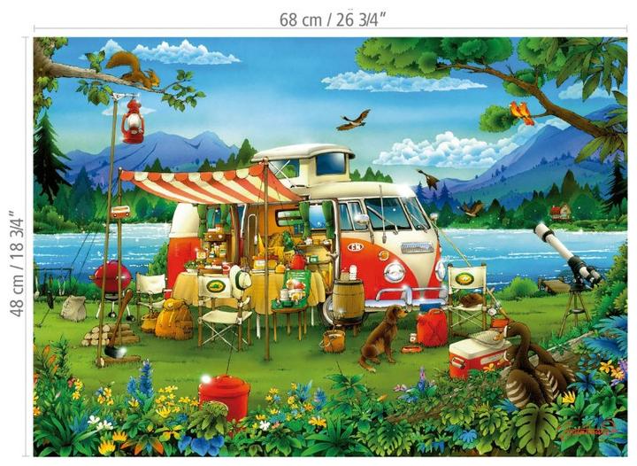 Actual product image Educa 19922 Πάζλ 1000Τεμ. Camping Holiday (1000 pieces)
