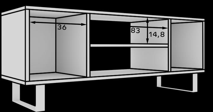 Produktbild ADRK Furniture TV-Schrank Lofter Fischgrät 155 cm