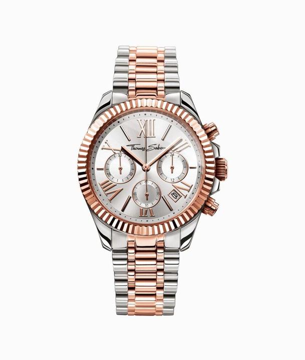 Produktbild Thomas Sabo Damenuhr Divine (Analoguhr, Chronograph, 38 mm)