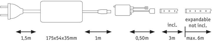 Immagine prodotto Paulmann Set di strisce MaxLED 500 (RGBW, 300 cm, Interno)