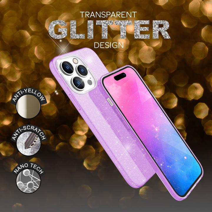 Produktbild Nalia Glitzer Hülle (Apple iPhone 14 Pro)