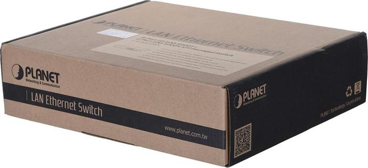 Immagine prodotto Planet 10/100/1000T + 2 porte gestite L2/L4 Gigabit Ethernet (10/100/1000) 1U Blu (10 Porti)