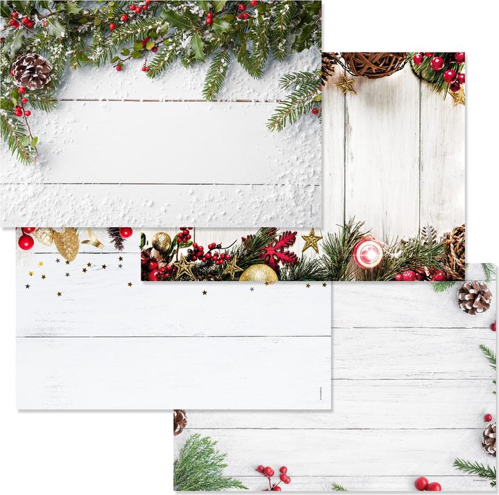 Produktbild Trendform Papiertischset White Christmas (48 Stk., 42 x 30 cm)