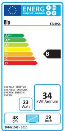 Energy Label ēlo 1990l (1280 x 1024 pixels, 19")