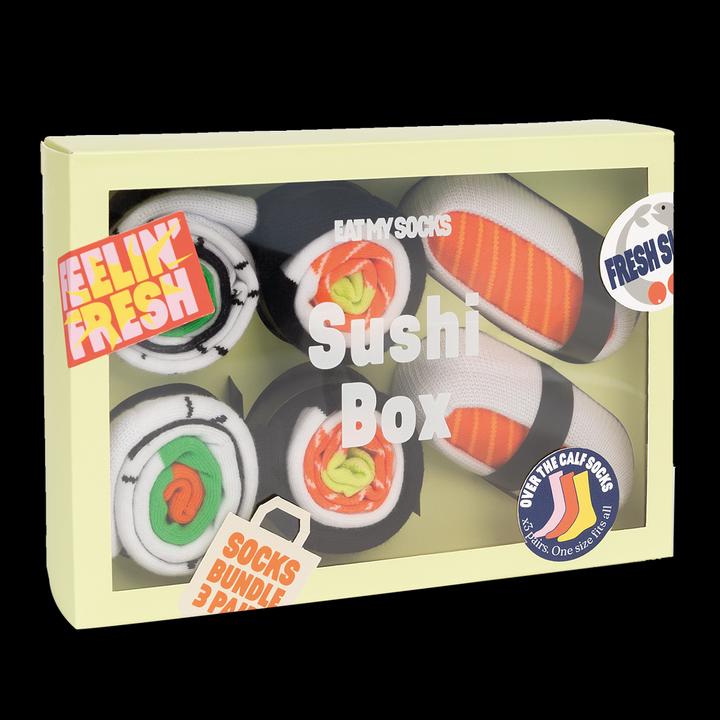 Actual product image Eat My Socks Sushi Box (pack of 3, One size)