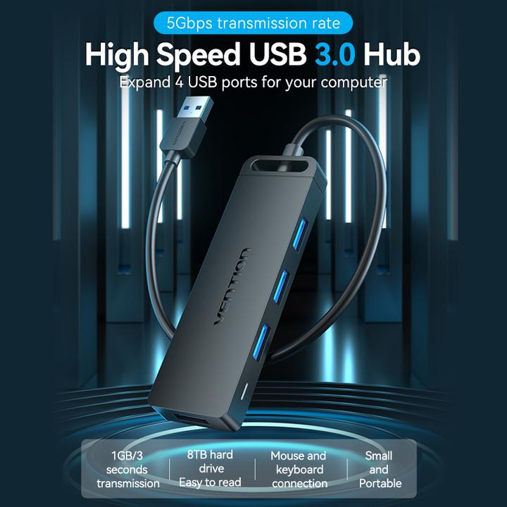 Productafbeelding Vention Chlbd (USB-A, 4 Havens)