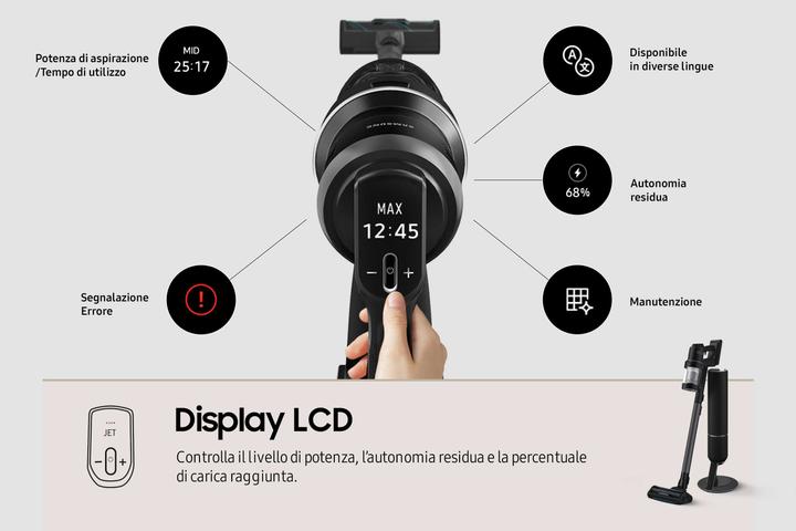 Actual product image Samsung Bespoke Jet AI VS28C9784QK/WA