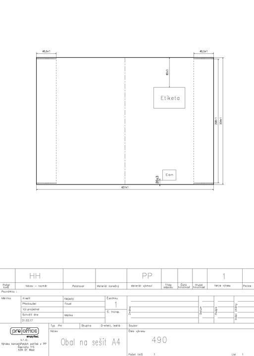 Productafbeelding Oxford Heftumschlag (A4)